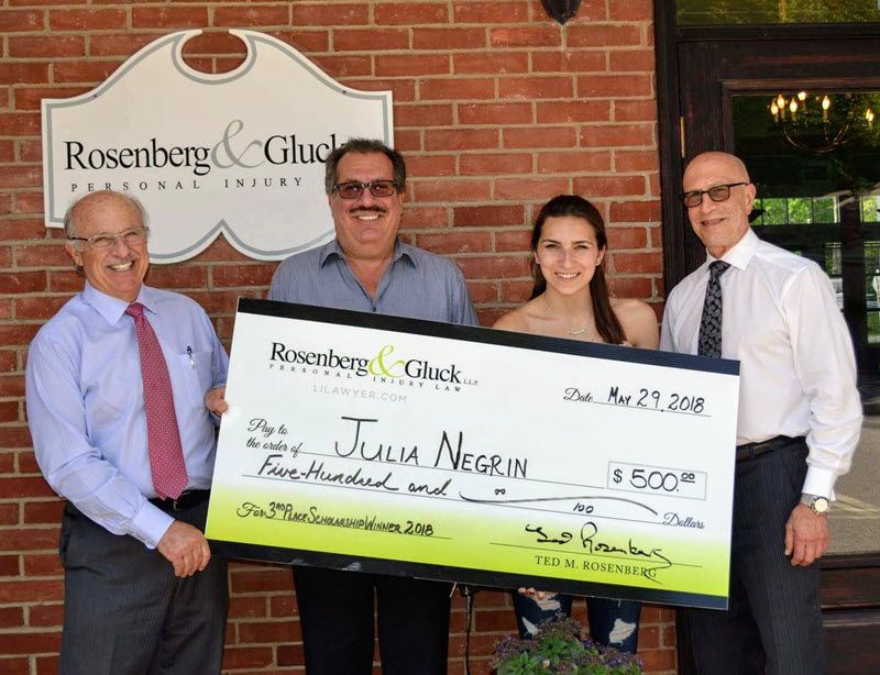 Rosenberg & Gluck Scholarship Winners