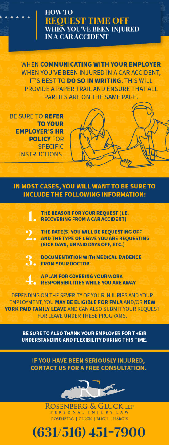How to Request Time Off When You've Been Injured in a Car Accident
