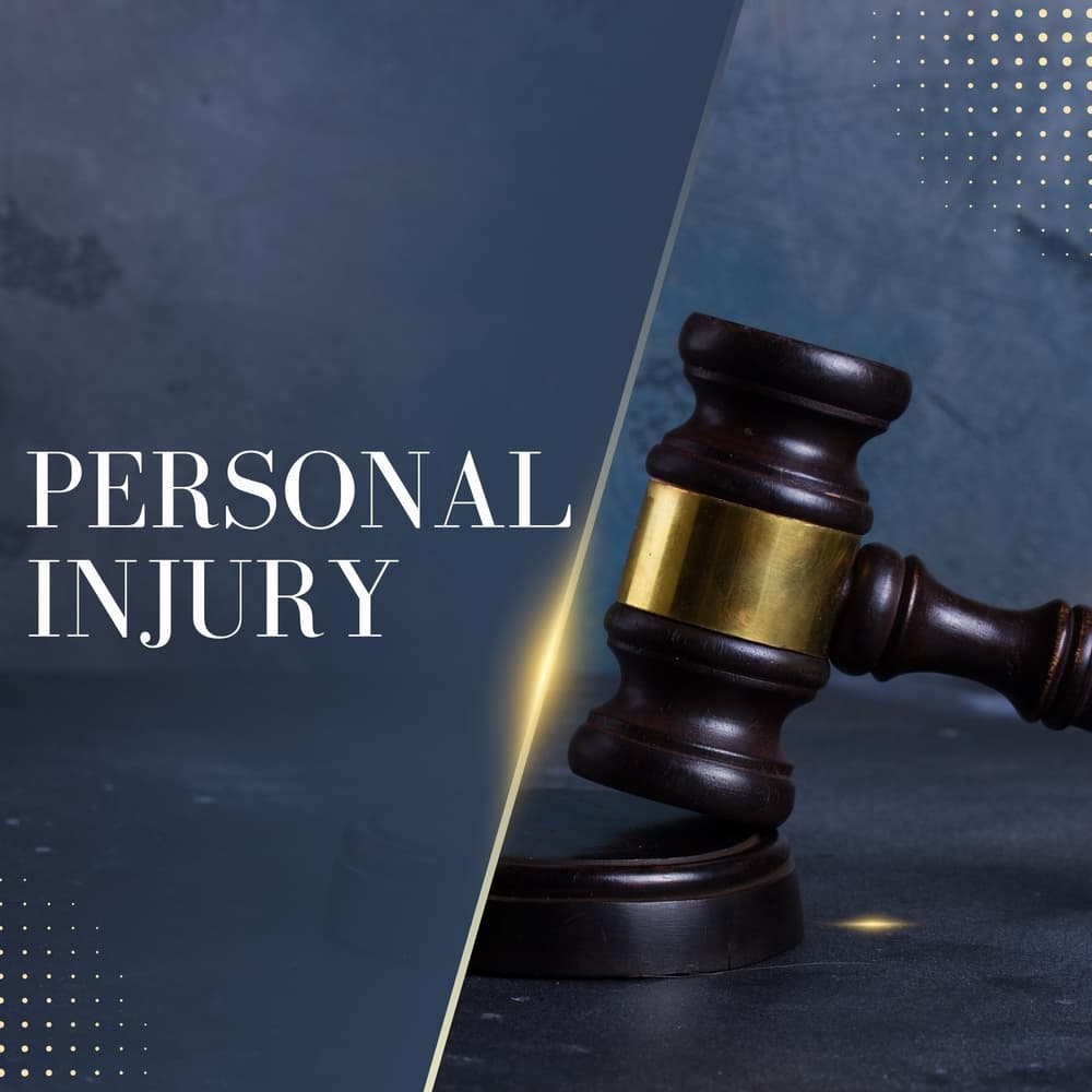 A wooden gavel sits on a sound block, representing the legal fight for justice in personal injury cases.