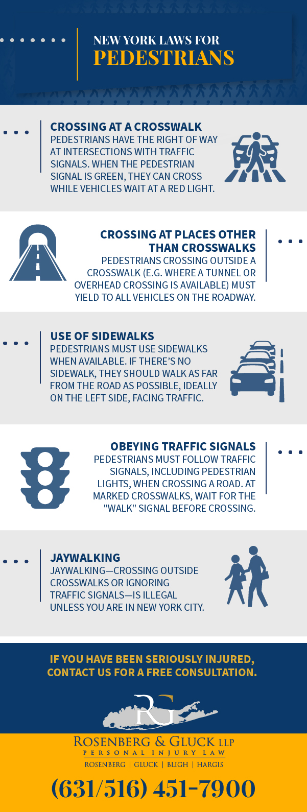 New York Laws For Pedestrians