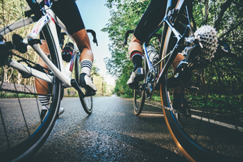 Road bikers who may need a long island bicycle accident lawyer at some point.