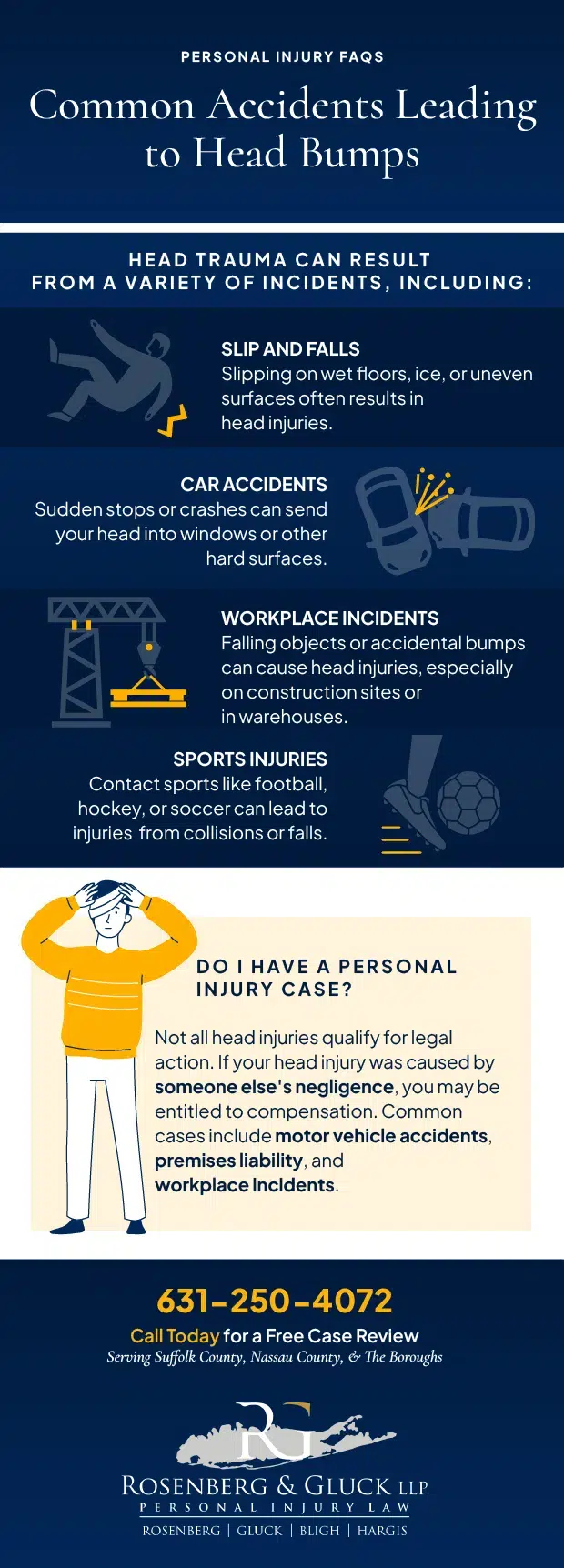 Common Accidents Leading to Head Bumps Infographic