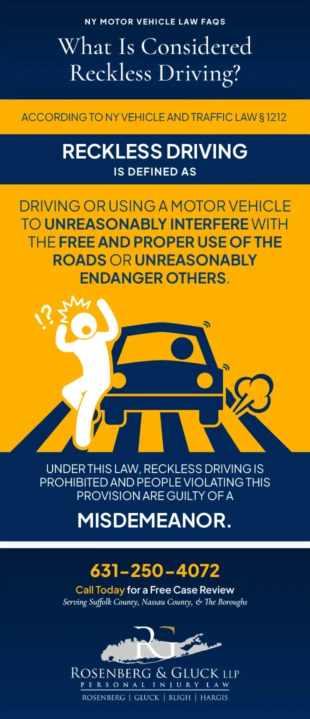 What Is Considered Reckless Driving Infographic